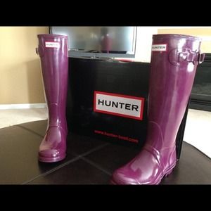 Size 6 Hunter Rain Boots