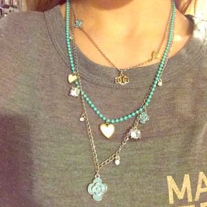 Layered guess necklace