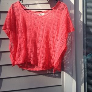 Lace Crop Top😊