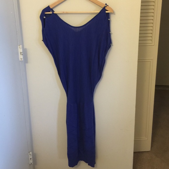 Armani Exchange blue dress