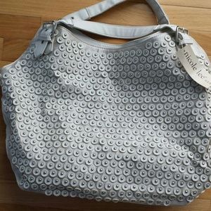 Cream Studded Bag