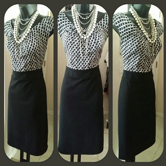 Merona Dresses & Skirts - SOLD. Black/White/Gray  Merona Dress