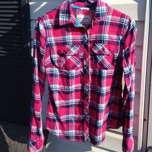 Aeropostale plaid button up