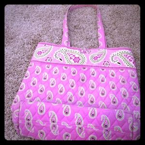 Pink Vera Bradley tote