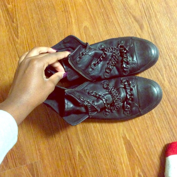 ASH  high top chain sneakers