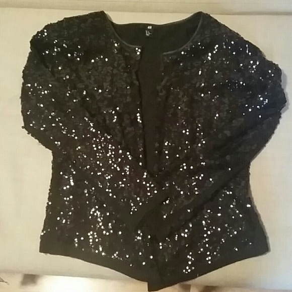 Black sequin jacket
