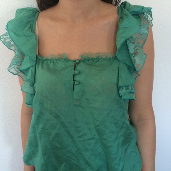 Turquoise Silky Top