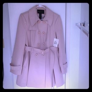 New Tan Peacoat