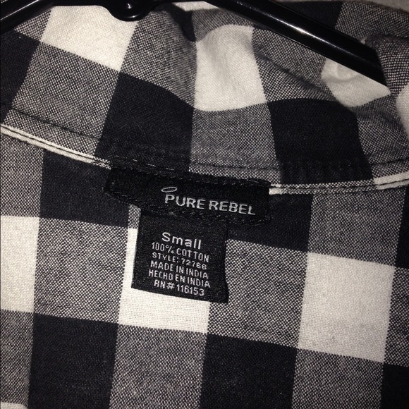 Black and white plaid jacket - Picture 2 of 3