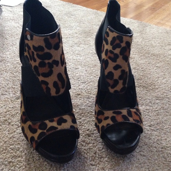 Calvin Klein Shoes - Calvin Klein calf hair shooties Calvin Klein Shoes - Calvin Klein calf hair shooties