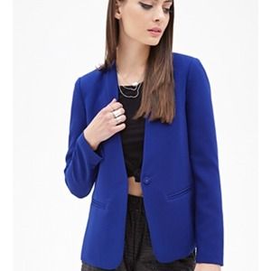 Collarless Rust colored blazer🍂🍃🍁
