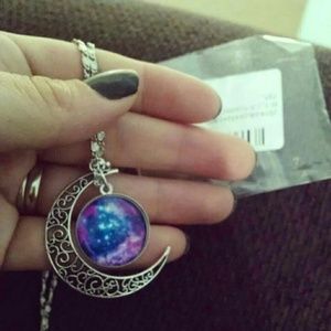 Fallacy moon necklace