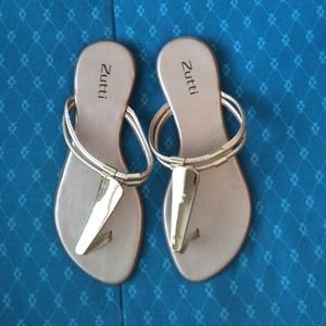Golden Zutti sandals