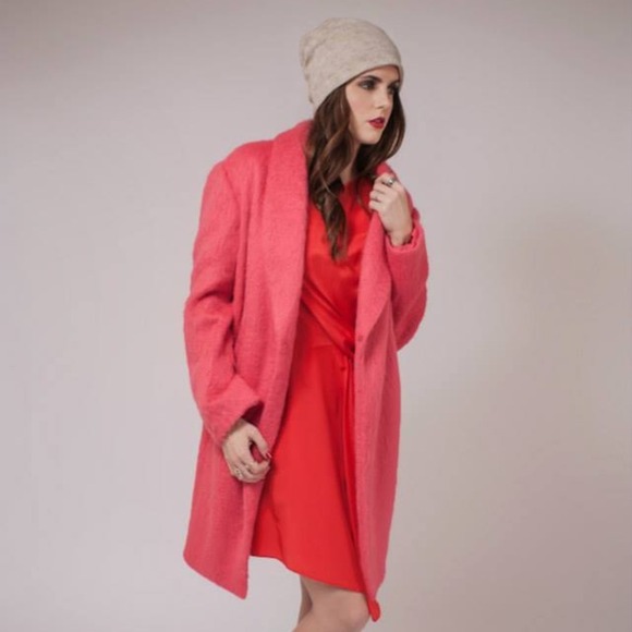 CCO❗️Elizabeth & James Coral Silk Dress
