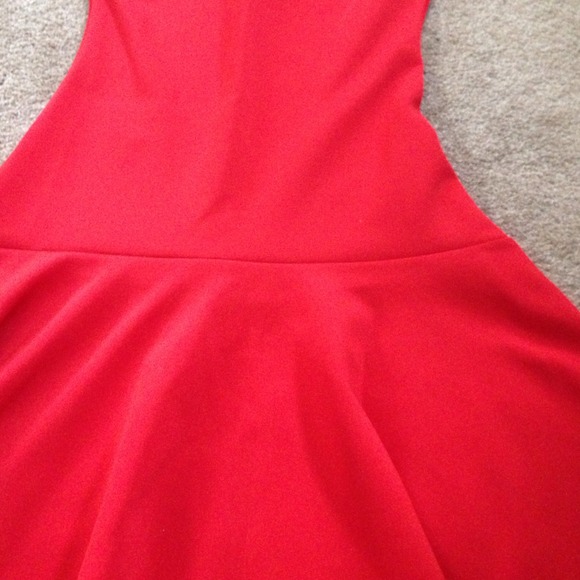H&M Dresses - Orange H&M scuba material dress H&M Dresses - Orange H&M scuba material dress