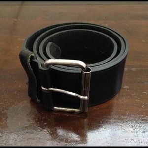 Black Leather Belt
