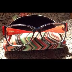 AUTHENTIC MISSONI  EYEGLASSES AND CASE