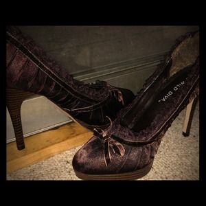 BRAND NEW!! SUPER FEMININE CHOCOLATE BROWN HEELS👠