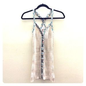 Free People Crochet Tank