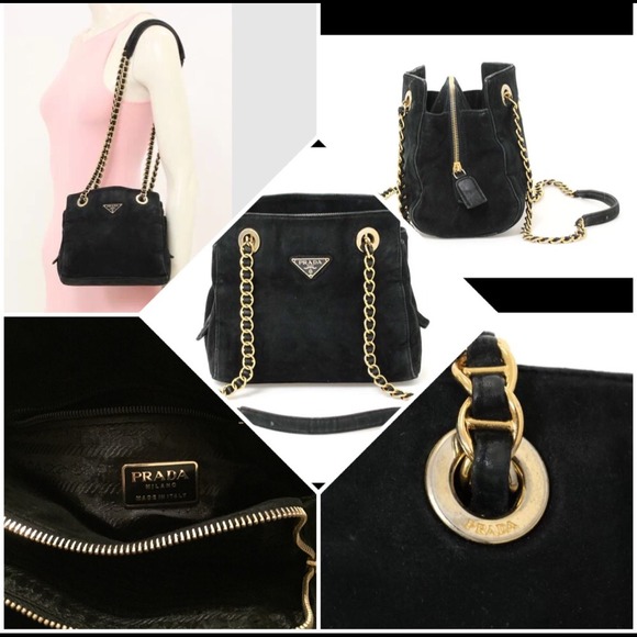 🔥💥Prada Suede Shoulder Bag
