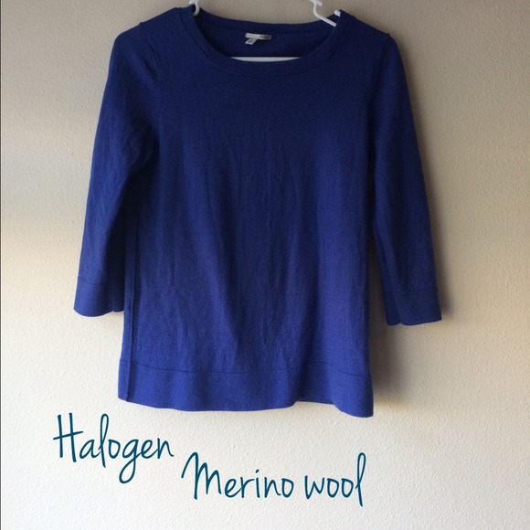 Halogen merino wool sweater