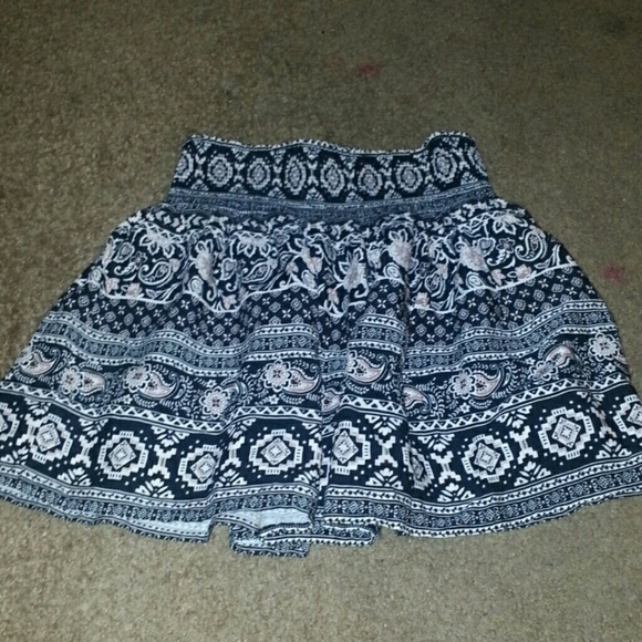 Paisley Print Skirt
