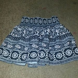Paisley Print Skirt