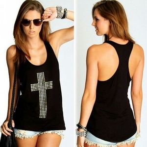Black cross tank