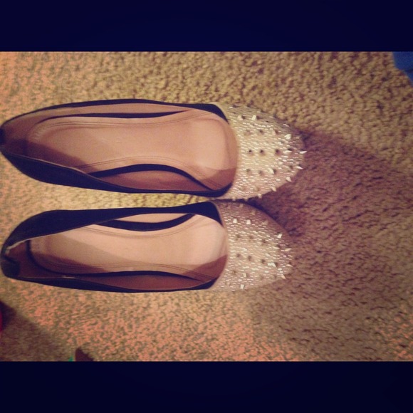Studded Color Block Wedges Size 9.5