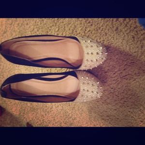 Studded Color Block Wedges Size 9.5