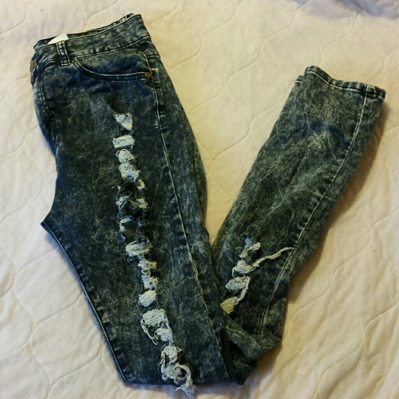 Denim - High waisted jeans