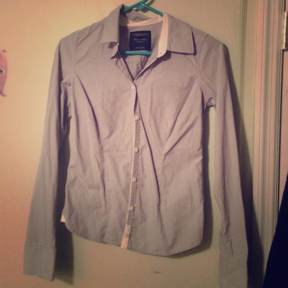 American eagle blue oxford