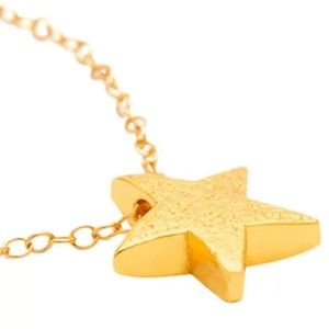 Gorjana gold star necklace