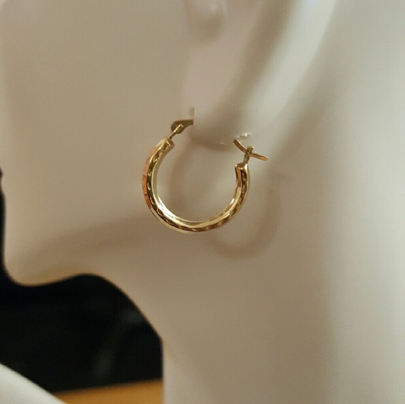 New! 10k hoop earrings