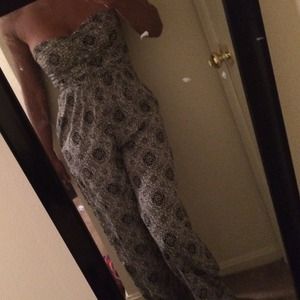 Bar III Floral Print Romper