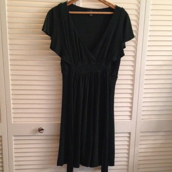 Gap dark green cotton dress.