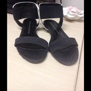 Chinese Laundry Snakeskin print sandals!