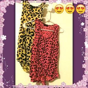Bundle of cheetah print shirts