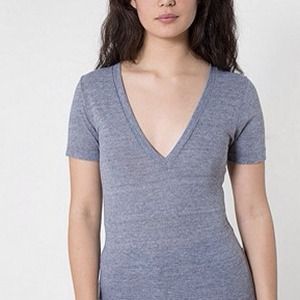 Long Vneck comfy shirt from American Apparel
