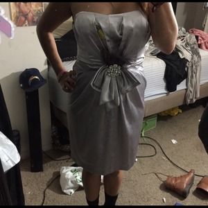 Gray party dress