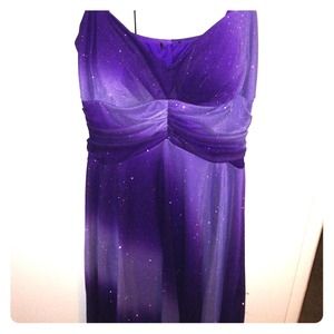 Purple Glitter Dress
