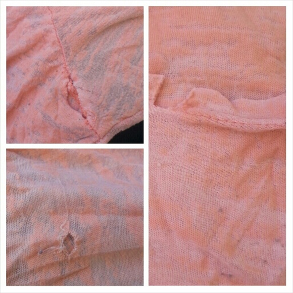 Burnout Coral Tee - Picture 3 of 4