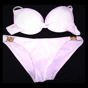 Brand new Pandolah white push up bikini.