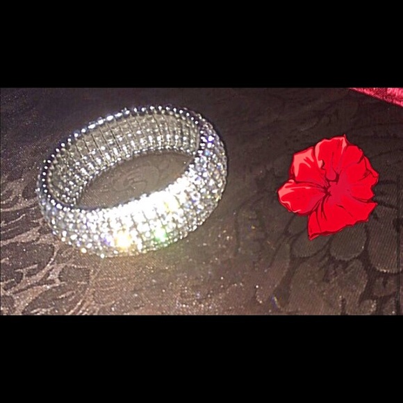 Diamond Rhinestone Bracelet - Picture 2 of 4