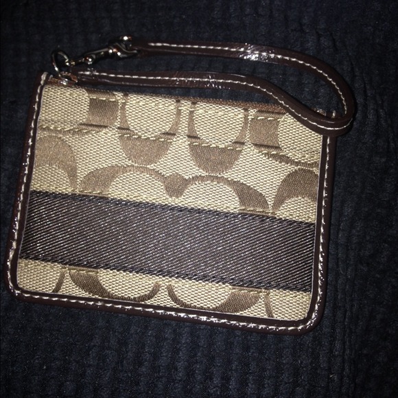 Authentic coach card holder