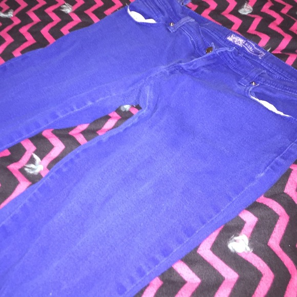 Cobalt blue jeans - Picture 1 of 3