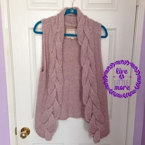 Cable Acrylic Sweater Vest 😄😄