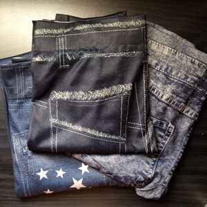 Denim-Look Leggings Bundle