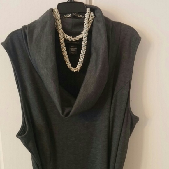 Lane Bryant Dresses & Skirts - Turtle Neck Charcoal Grey Dress