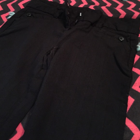 Black fancy work pants. - Picture 1 of 2